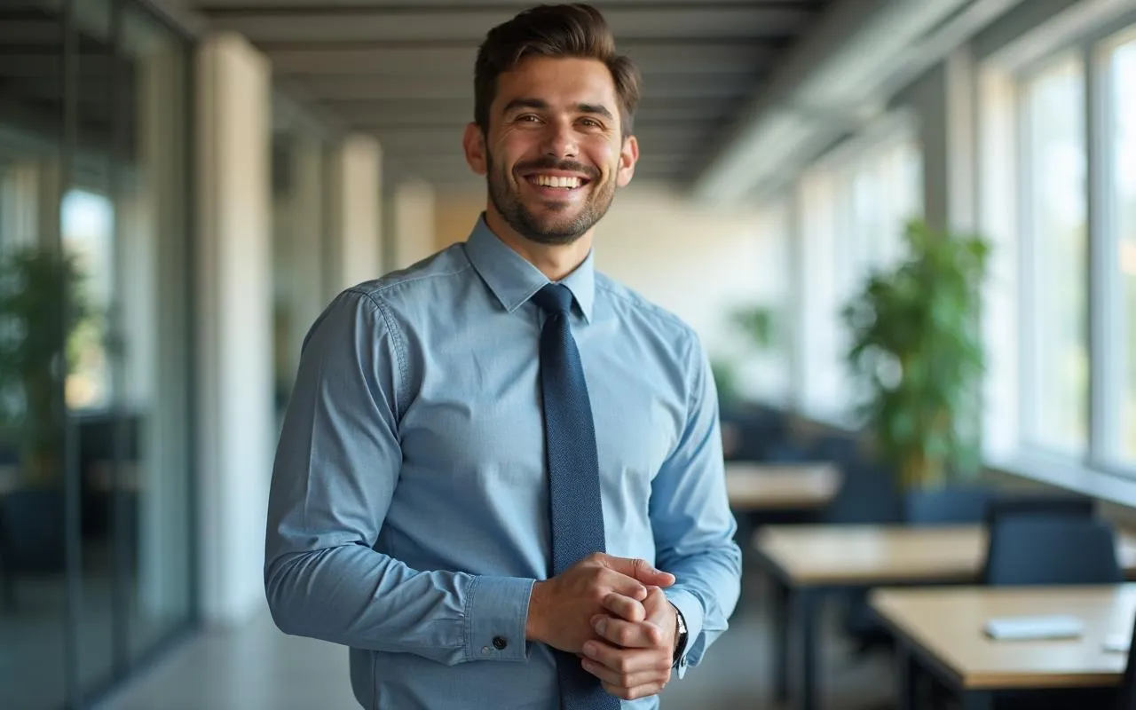 Professional in modern office